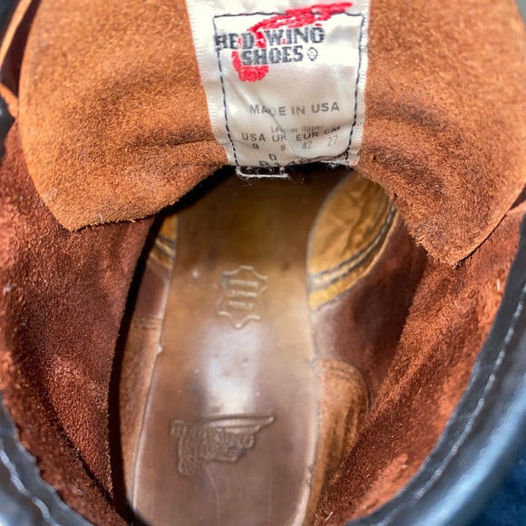 Red Wing boots with leather shoe laces - Picture 7 of 7
